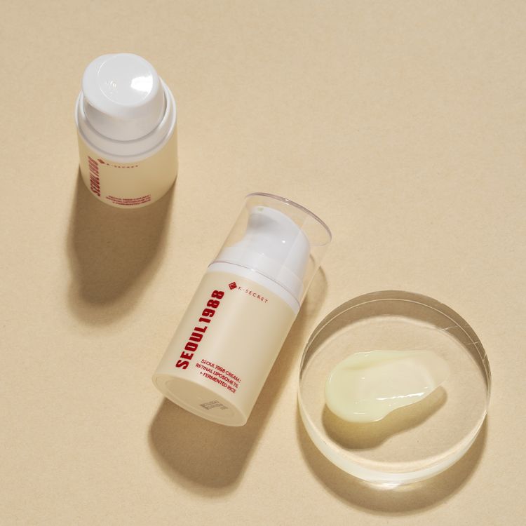KSECRET SEOUL 1988 Cream : Retinal Liposome 1% + Fermented Rice - Drėkinamasis Veido Kremas | 50ml