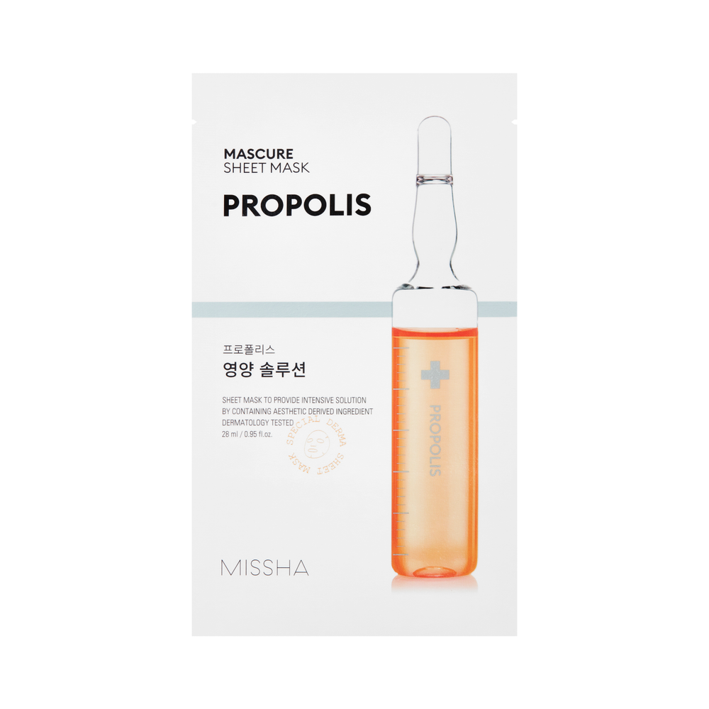 Missha Mascure Nutrition Solution sheet mask - Lakštinė Veido Kaukė