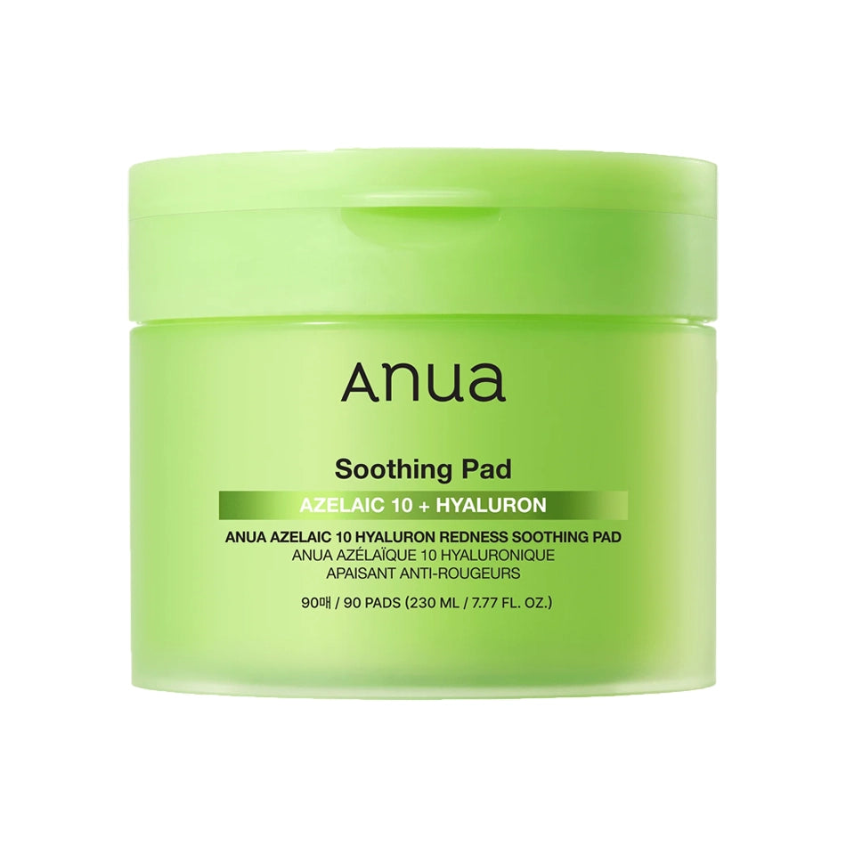 Anua Azelaic 10 Hyaluron Redness Soothing Pad raminantys tonizuojantys padeliai | Korėjietiška kosmetika