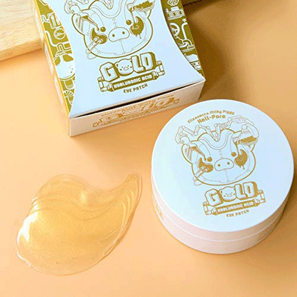 Elizavecca Milky Piggy Hell-Pore Gold Hyaluronic Acid Eye Patch - Paakių Pagalvėlės