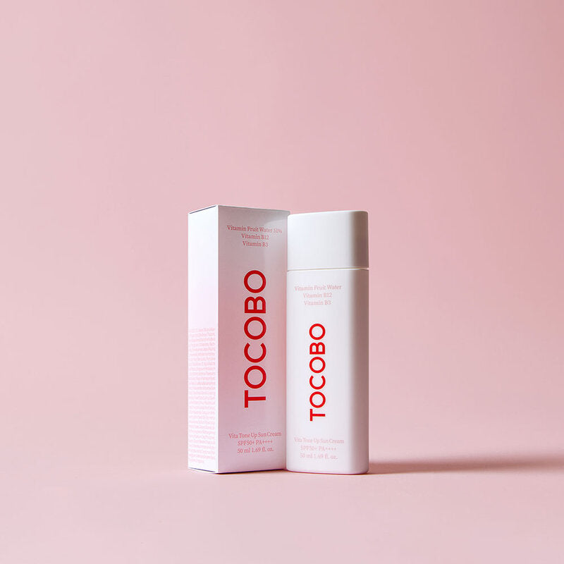 Tocobo Vita Tone Up Sun Cream SPF50+ PA++++ - Tonizuojantis Apsauginis Kremas Nuo Saulės | 50ml