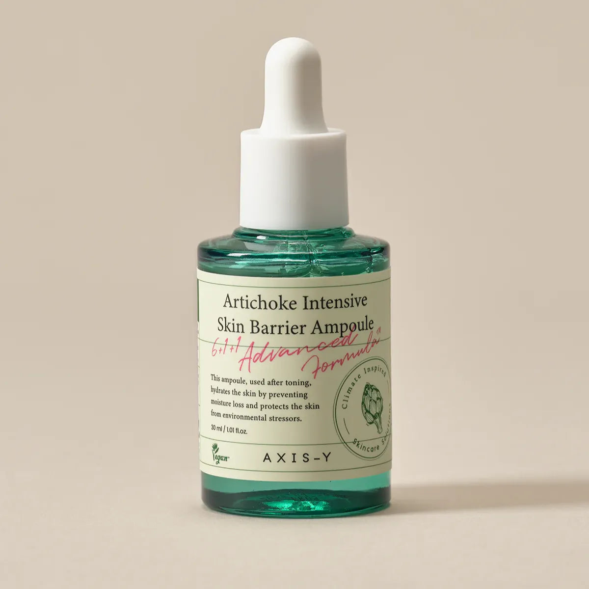 AXIS-Y Artichoke Intensive Skin Barrier Ampoule serumas odos barjerui | Korėjietiška kosmetika