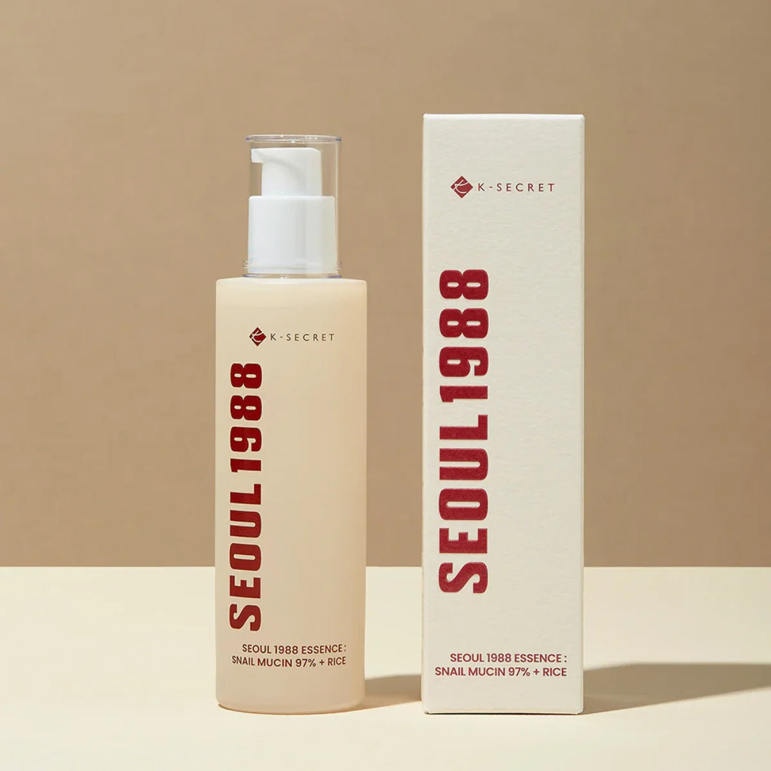 KSECRET SEOUL 1988 Essence : Snail Mucin 97% + Rice - Veido Esencija | 100ml