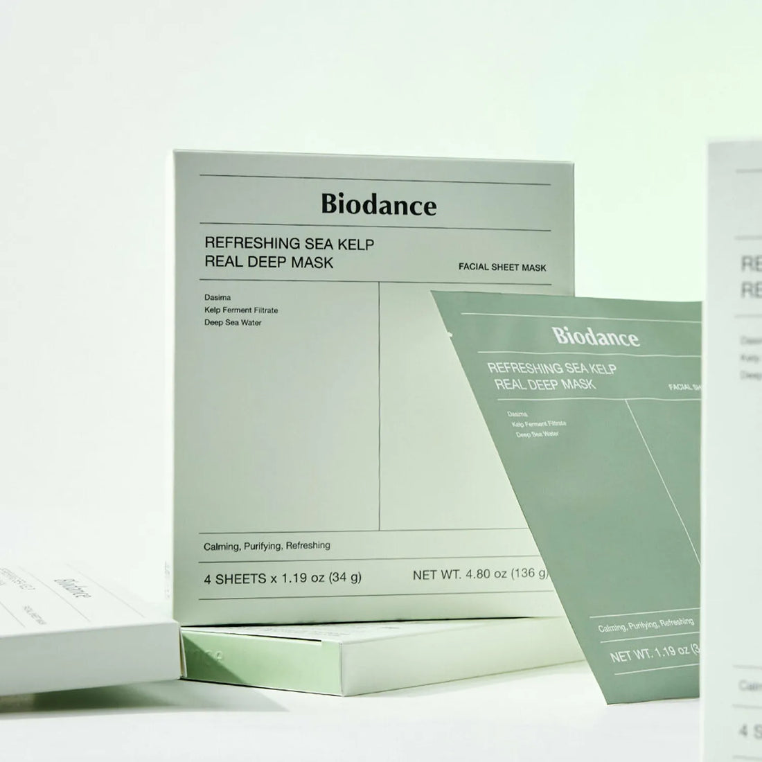 Biodance Refreshing Sea Kelp Real Deep Mask - Raminamoji ir Drėkinamoji Veido Kaukė