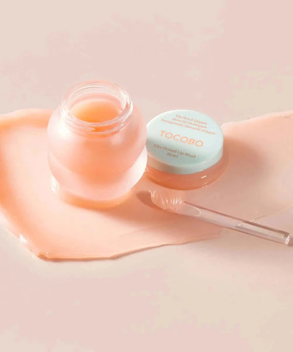 Tocobo Vita Glazed Lip Mask - Regeneruojanti ir Drėkinanti Lūpų Kaukė | 20ml