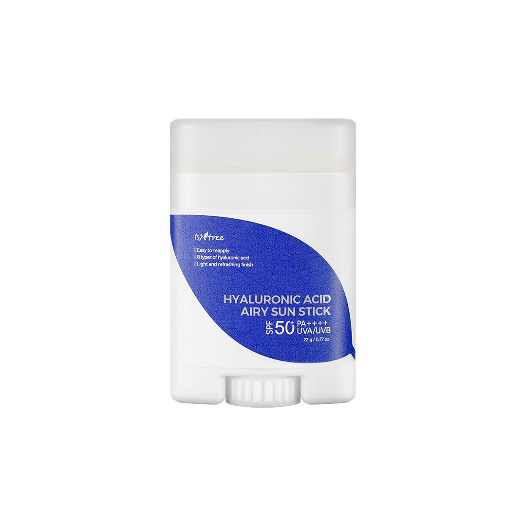 Isntree Hyaluronic Acid Airy Sun Stick SPF 50+ PA ++++ - Pieštukinė Apsauga Nuo Saulės | 22g